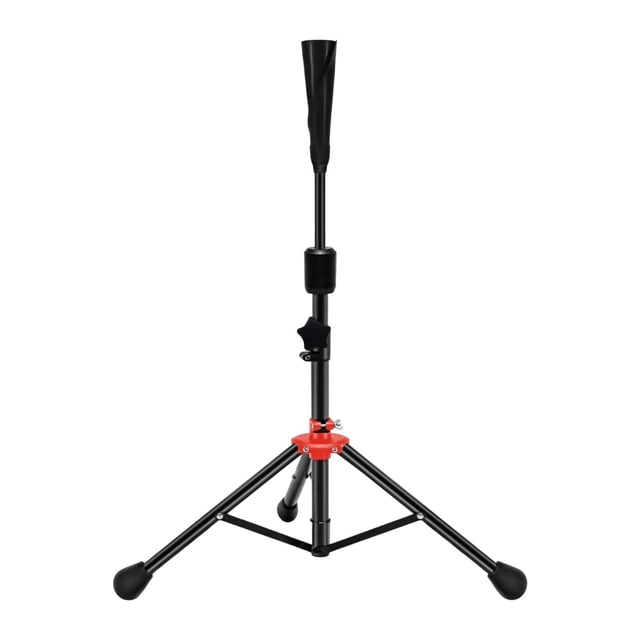 Siruishop Baseball Batting Tee Adjustable Height Accessory for Adults Outdoor Beginner Red