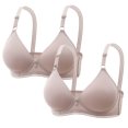 thumbnail image 1 of Birdeem Bras for Women 2Pc Womans Color Comfortable Hollow Out Perspective Bra Underwear No Rims, 1 of 12
