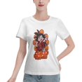 thumbnail image 1 of T-Shirt Basique à Manches Courtes pour Femmes Dragon Ball Little Goku, 1 of 6