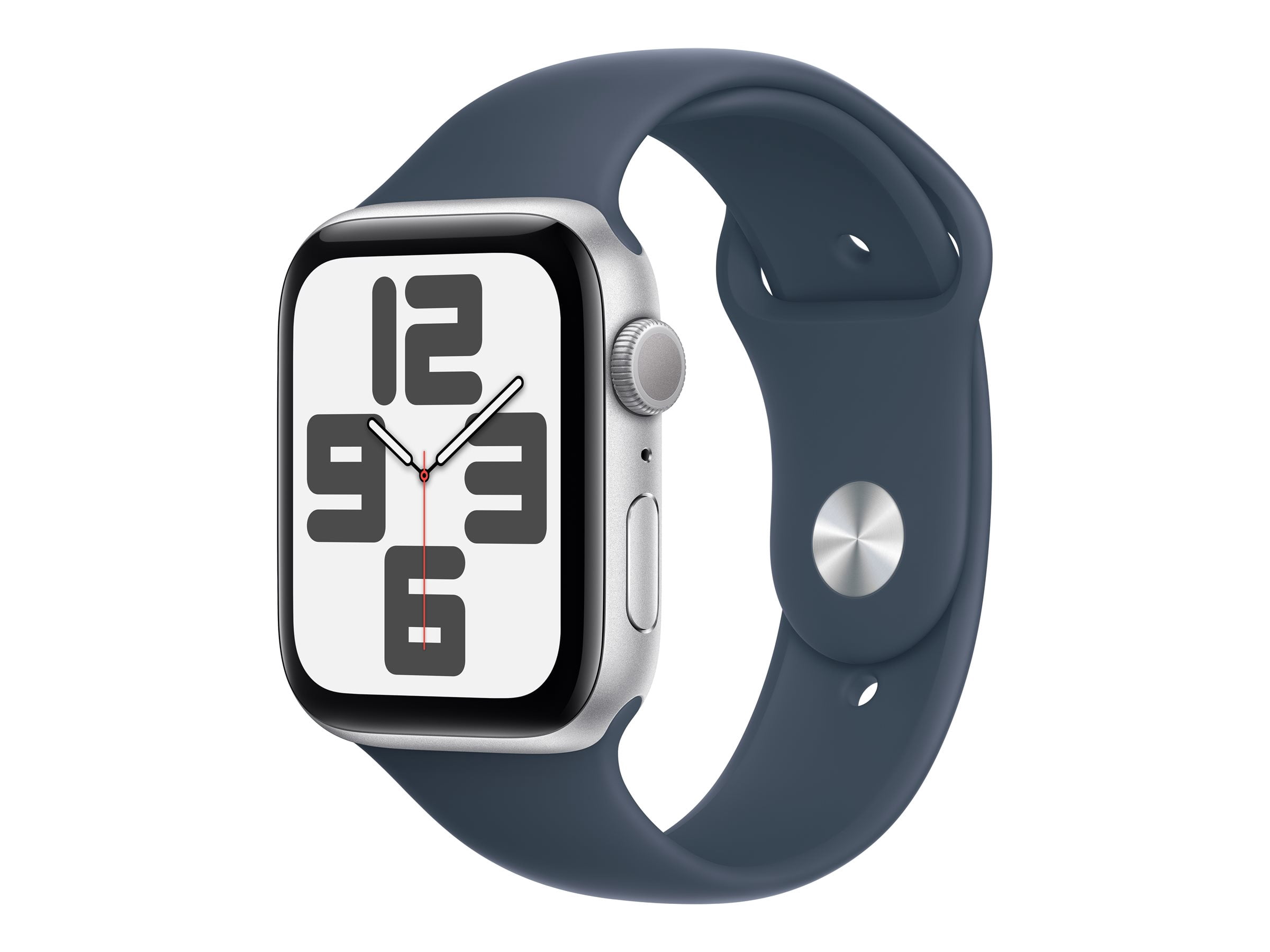 Apple Watch SE2 40mm GPS boîtier aluminium argent avec bracelet sport denim M/G
