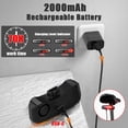 thumbnail image 3 of WSDCAM Smart Bike Tail Light Alarm Horn with 2 Remotes, Rechargeable Waterproof Bike Horn Alarm Rear Bike Brake Light Turn Signals Bicycle Tail Light, 3 of 7