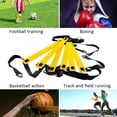 thumbnail image 2 of Football Speed Training Set for Soccer Football Ladder Resistance Running Parachute Sports Cones Metal Pegs, 2 of 8