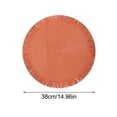 thumbnail image 3 of Woven Round Table Mat 38cm Heat Insulation Oil-Proof Waterproof Placemat for Dining Coffee Table Home Restaurant Use, 3 of 5