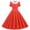 Red, variant on Bigersell Wedding Dresses for Women Fashion Womens A Line Flare Vintage Dress Bow Knot Prom Swing Short Sleeve Polka Dot Printed Party Dress Women's Plus Ball Gown Dresses, Style 23419, Pink M