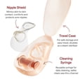 thumbnail image 2 of Téterelle silicone Flow + Munchkin® avec canal transparent pour voir le lait couler- Allaitez en toute confiance et atteignez vos objectifs en matière d'allaitement (disponible en 20mm ou 24mm), 2 of 8