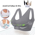 thumbnail image 4 of Bras for Women Wireless on Clearance 3PC Wireless Bras for Women No Underwire Comfort Seamless Supportive Bra Push up Bralettes with Removable Pads Bra No Padding Gray, 4 of 7