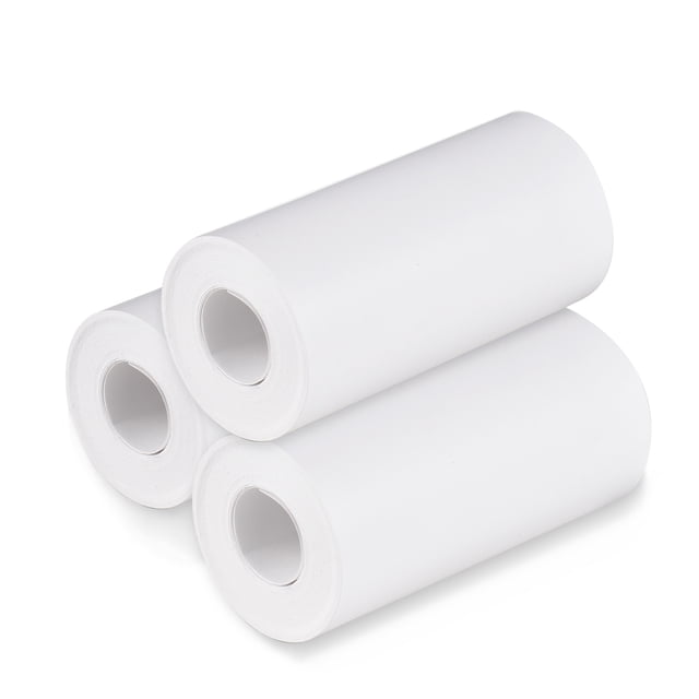 Thermal Paper Roll 57*30mm Printing Paper for Label Printer Kids Instant Camera Refill Print Paper, Pack of 3 Rolls