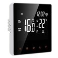 thumbnail image 3 of Thermostat, High Accuracy Temperature Controller Voice Control  For Living Room For Home For Bedroom White Background Orange Button,White Background White Button,Orange Background, 3 of 8