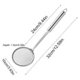 thumbnail image 2 of A Small Stainless Steel Extra Ultra Fine Fat Skimmer Spoon Very Fine Mesh Strainer Scoops Slotted Ladle With Holes Kitchen Cooking Utensil, 2 of 9