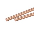 thumbnail image 1 of Unique Bargains 6mm Dia. 100mm Length Solid Copper Round Rod Lathe Bar Stock for DIY Craft 2pack, 1 of 4