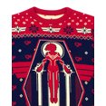 thumbnail image 4 of Marvel Womens Black Captain Marvel Christmas Jumper (Small), 4 of 5