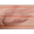 thumbnail image 4 of oneOone Cotton Cambric Fabric Leaves & Chevron Block Print Fabric BTY 56 Inch Wide, 4 of 4