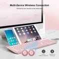 thumbnail image 2 of XIAOMI MIIIW K02 Clavier Bluetooth Sans Fil à Double Mode, Clavier Universel avec Capuchons de Touches Ronds à 102 Touches, Interrupteur à Ciseaux, Support Intégré, Conception Ergonomique pour Windows, Mac, iOS, Android, 2 of 7