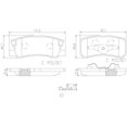 thumbnail image 2 of Disc Brake PAD SET Brake Pad, 2 of 3