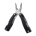 thumbnail image 2 of Pinces Mini Pliables Multifonctions Noires Outil d'Extérieur avec Couteau Tournevis et Ouvre-Bouteille Pince Combinée Portable pour Camping Randonnée et Usage d'Urgence 6.1x5.4 Po, 2 of 4