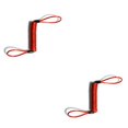 thumbnail image 2 of mmirethe Motorcycle Anti-lost Security Alarm Spring Ropes Lanyards Portable Scooter Reminder Cables Accessories 1.38 Meters Red 2Set, 2 of 6