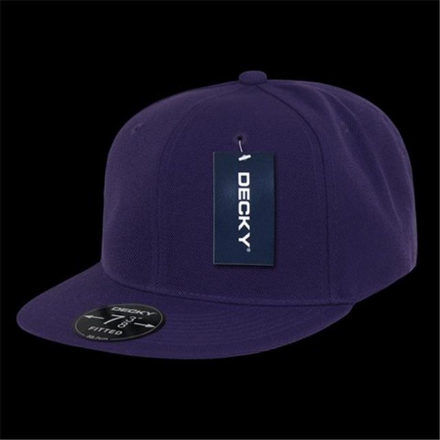Decky RP1-PL-PUR-29 Casquette Rétro Ajustée, Violet, Taille 7,75