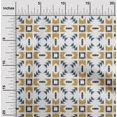 thumbnail image 1 of oneOone Georgette Viscose Fabric Geometric Ikat Printed Fabric 1 Yard 42 Inch Wide, 1 of 1
