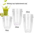thumbnail image 3 of 18/24/32oz Plastic Transparent Juicer Cup Mug Replacement for 600/900W NUTRI, 3 of 9