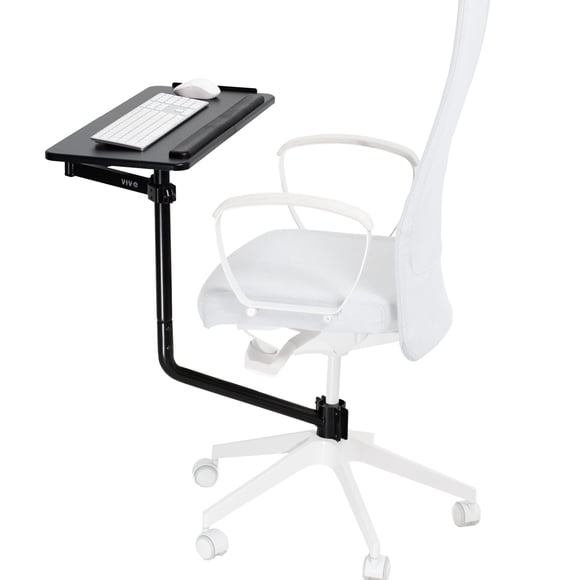 VIVO Plateau pour Clavier et Souris à Mouvement Complet Monté sur Chaise de Bureau 26 x 12 Pouces