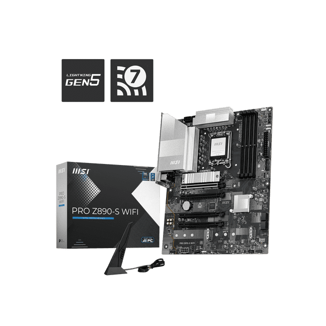 MSI PRO Z890-S WIFI LGA 1851 Intel Z890 ATX Motherboard