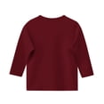 thumbnail image 4 of Plebaso Garçons Filles T-Shirts à Manches 3/4 Col Rond Blouse T-Shirt Basique Hauts Décontractés Unis T-Shirts Légers, 4 of 5