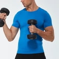 thumbnail image 4 of Weiqiqre Mens T-shirts Short Sleeve Athletic, Quick Dry Workout T Shirts Base Undershirt, 4 of 8