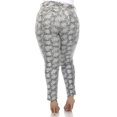 thumbnail image 3 of White Mark Pantalon pour Femme en Faux Suède à Imprimé Serpent, 3 of 6