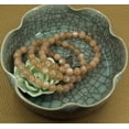 thumbnail image 4 of Angelstones Bracelet Extensible Unisexe en Perles Rondes 8 mm avec Pierre de Soleil Rouge Naturelle 7 Pouces, 4 of 5