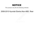 thumbnail image 2 of Kugel Rear Wheel Bearing Hub Assembly 70-512410 for Car 2008-2010 Hyundai Elantra Non-ABS, 2 of 11