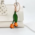 thumbnail image 4 of EGNMCR Advanced Sense Tanned Leather Cowhide Car Rearview Mirror Decoration Bag Pendant Keychain Decoration Artificial leather keychain, 4 of 6