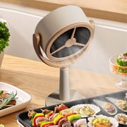 Birdeem Kitchen Range Hood,Small Range Hood Desktop Range Hood Adsorbed Range Hood Rechargeable Range Hood