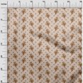 thumbnail image 3 of oneOone Rayon Beige Fabric Floral Sewing Material Print Fabric By The Yard 56 Inch Wide, 3 of 5