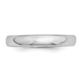 thumbnail image 4 of Bague Alliance Demi-Ronde en Platine 3 mm Taille 9,5 Classique à Dôme, 4 of 10