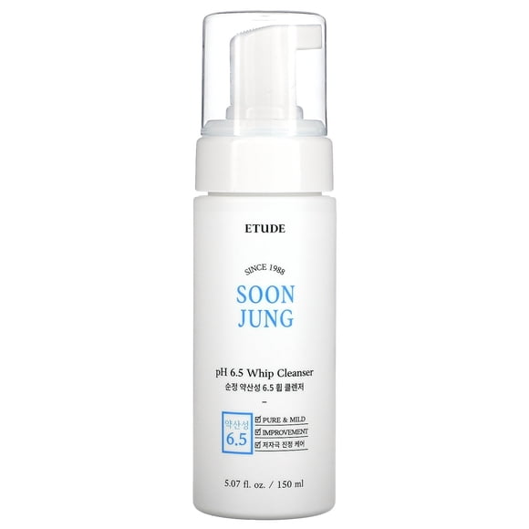 Etude House, Soon Jung, pH 6.5 Whip Cleanser, 5.07 fl oz (150 ml)