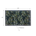 thumbnail image 2 of Printed Pvc Mat Scattered Leaves Green 18"X30", 2 of 3