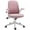 Pink, variant on Vinsetto Office Chair Fabric Desk Chair with Flip-up Arms Swivel Seat Grey