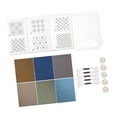 thumbnail image 3 of Langgg Sashiko Coaster Kit Embroidery Starter Kit Craft Art Quilting for Set D, 3 of 6