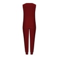 thumbnail image 4 of FAIWAD Women's 2 Piece Outfit Sleeveless Round Neck Tops with Sweatpants Active Tracksuit Lounge Wear, 4 of 5