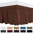 thumbnail image 1 of Subrtex Easy Fit Bed Skirts , Wrap Around Dust Ruffle with Long Tailored Drop, 1 of 6