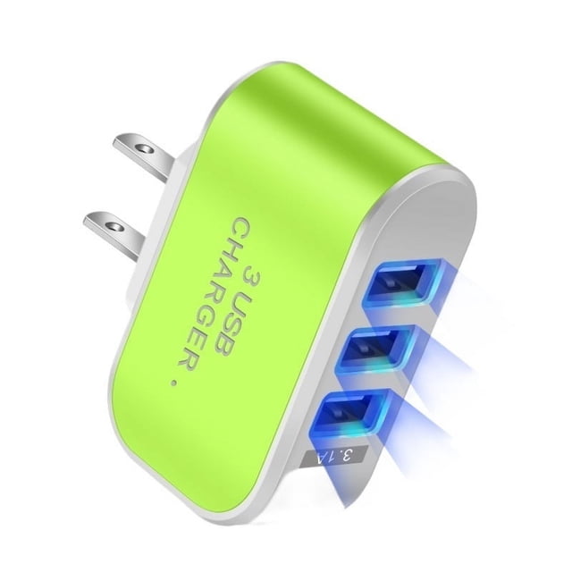 3 USB Ports Multifunctional Charging Head 5V 1A USB Charging Head Single USB Mobile Phone Charger
