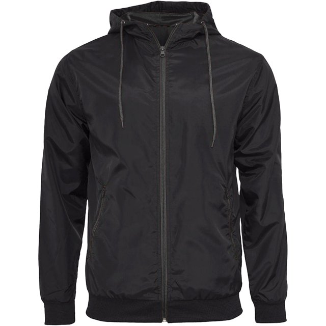 Build Your Brand Veste de Couloir à Fermeture Éclair pour Hommes