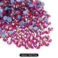 thumbnail image 3 of Uxcell Hotfix Rhinestones Flatback Crystal Glass Gems for Craft Clothes DIY Decoration Bright Light Red 4.8mm, 3 of 5