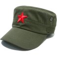 thumbnail image 1 of ORUYROP Chapeau Militaire Vintage Fatigue Étoile Rouge Mao Armée, 1 of 5