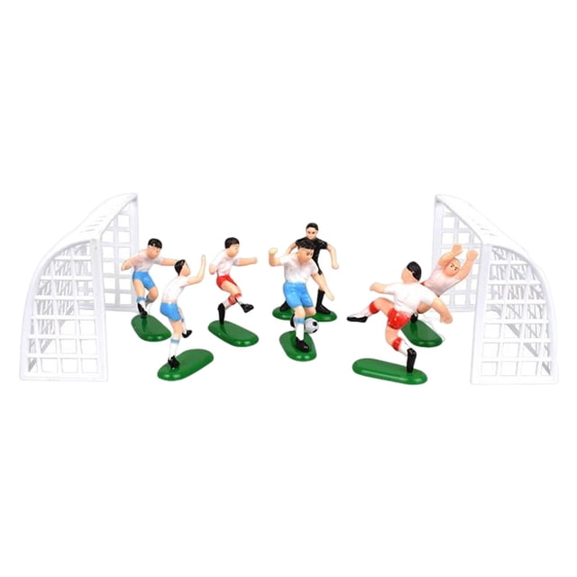 Football Cake Toppers Accessories Decor for Baking Cupcake Children Soccer Theme B