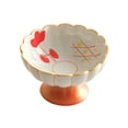 thumbnail image 2 of EGNMCR Kitchen Gadgets, Kitchen Accessories, Kitchen Utensils, Kitchen Tool Ceramic High Legged Fruit Plates Fruit Tray Dessert Plates Tea Tray ceramic plate, 2 of 6