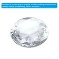 thumbnail image 4 of Unique Bargains 30mm Flat Back Round Acrylic Rhinestones, 50 Pack Plastic Circle Gems for Jewelry Making Costume, White, 4 of 6