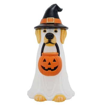 Ghostly Dog Blow Mold with LED C7 Bulb, 18-inch, Halloween Decoration, by Way to Celebrate