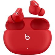 Restored Beats Studio Buds True Wireless Noise Cancelling Earbuds - Class 1 Bluetooth, 8 Hours of Listening Time, Sweat Resistant, Built-In Microphone - (Red)