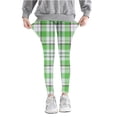 thumbnail image 1 of QIPOPIQ Leggings à Carreaux pour Filles en Liquidation, 1 of 5